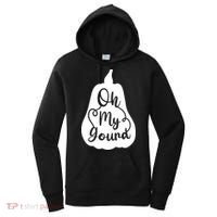 Fall Leaves Pumpkin Lovers Oh My Gourd I Love Fall Season Women's Hoodie thumb 0