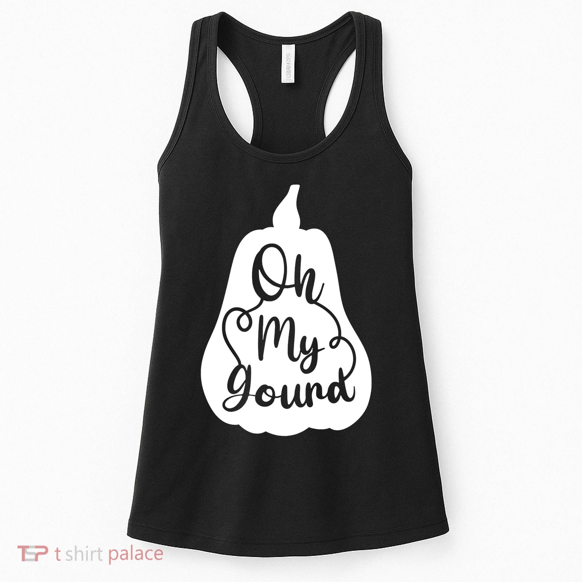 Fall Leaves Pumpkin Lovers Oh My Gourd I Love Fall Season Women's Tank Top