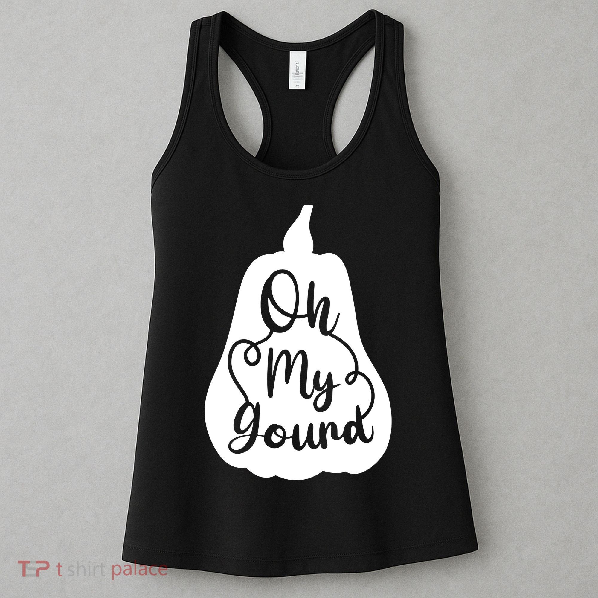 Fall Leaves Pumpkin Lovers Oh My Gourd I Love Fall Season Women's Tank Top