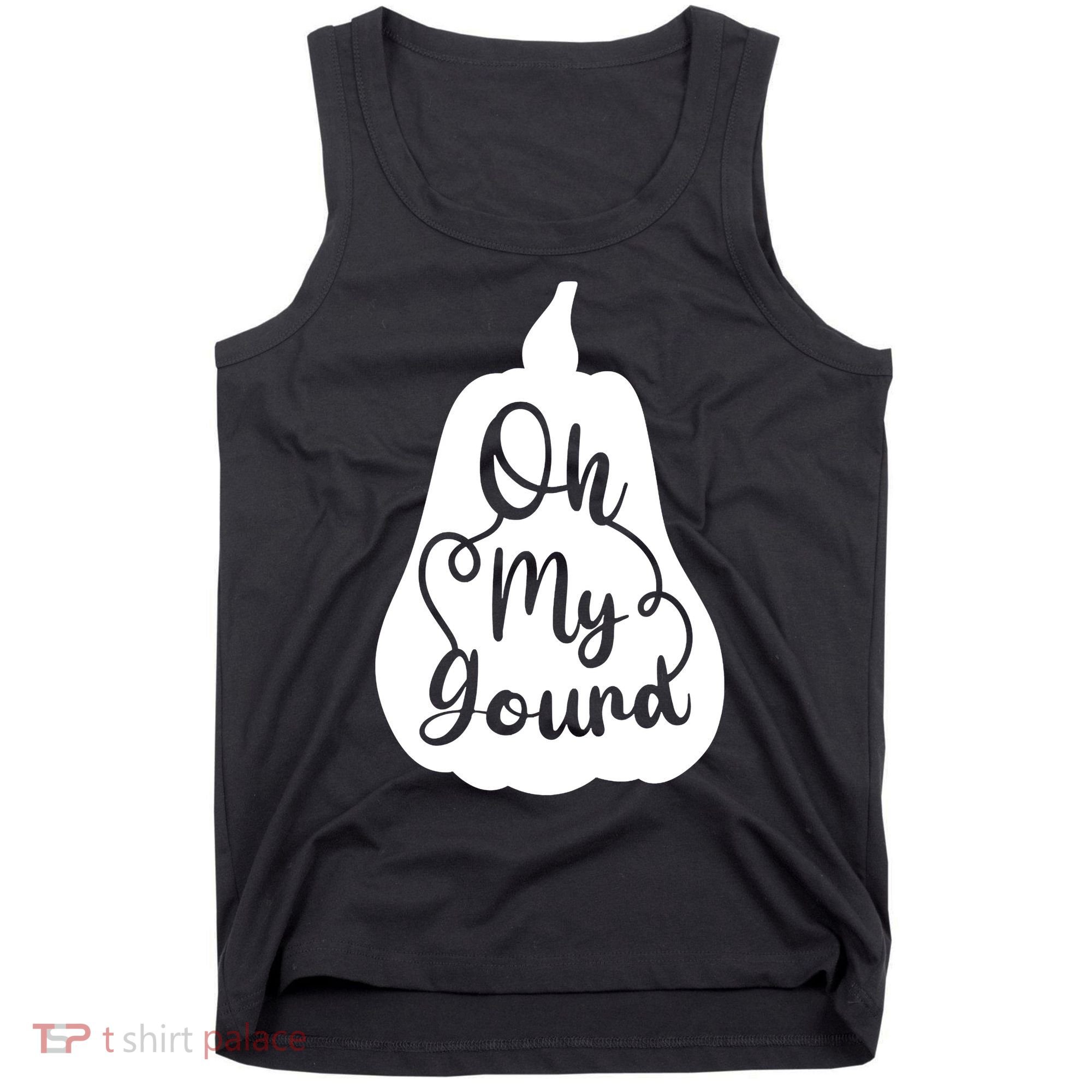 Fall Leaves Pumpkin Lovers Oh My Gourd I Love Fall Season Tank Top