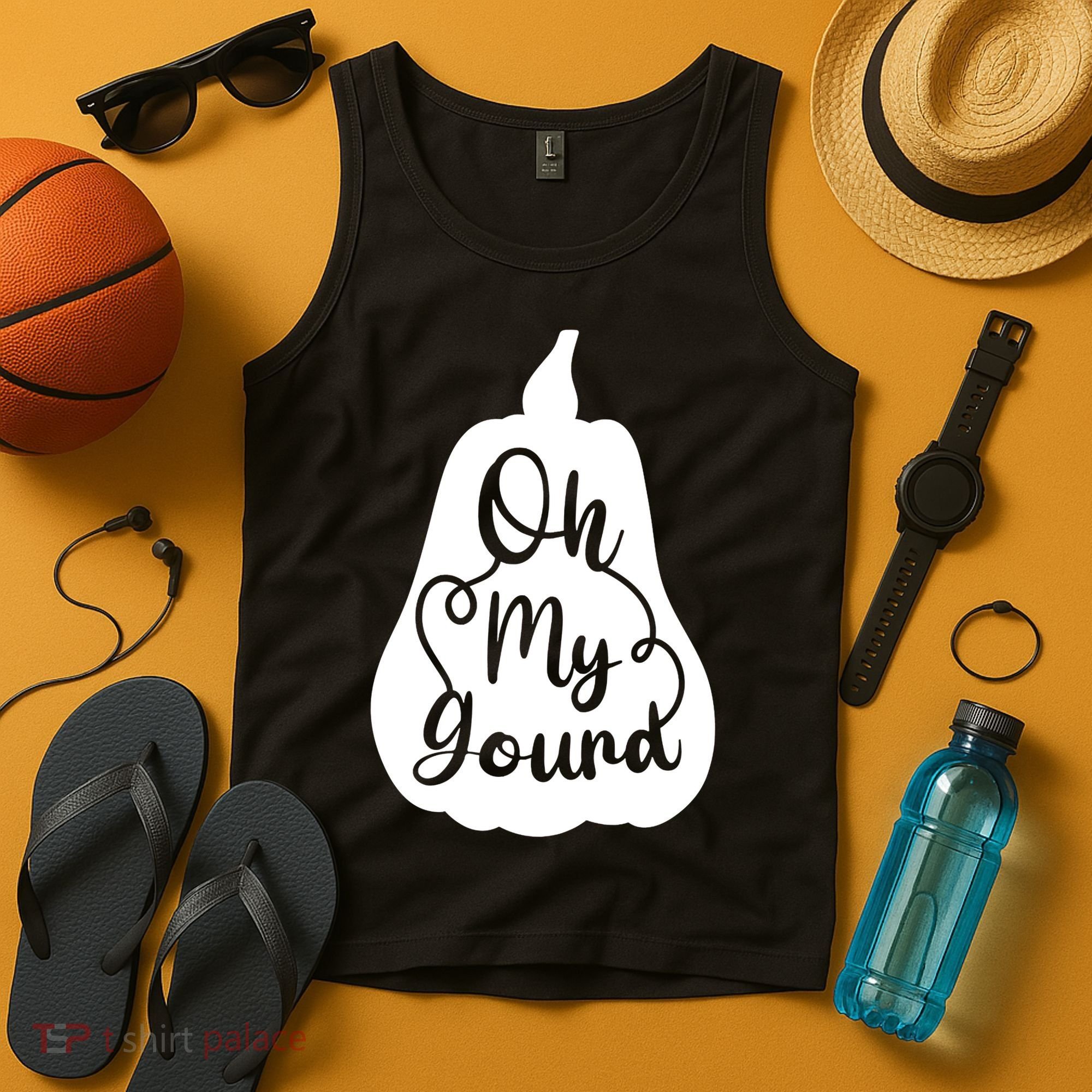 Fall Leaves Pumpkin Lovers Oh My Gourd I Love Fall Season Tank Top