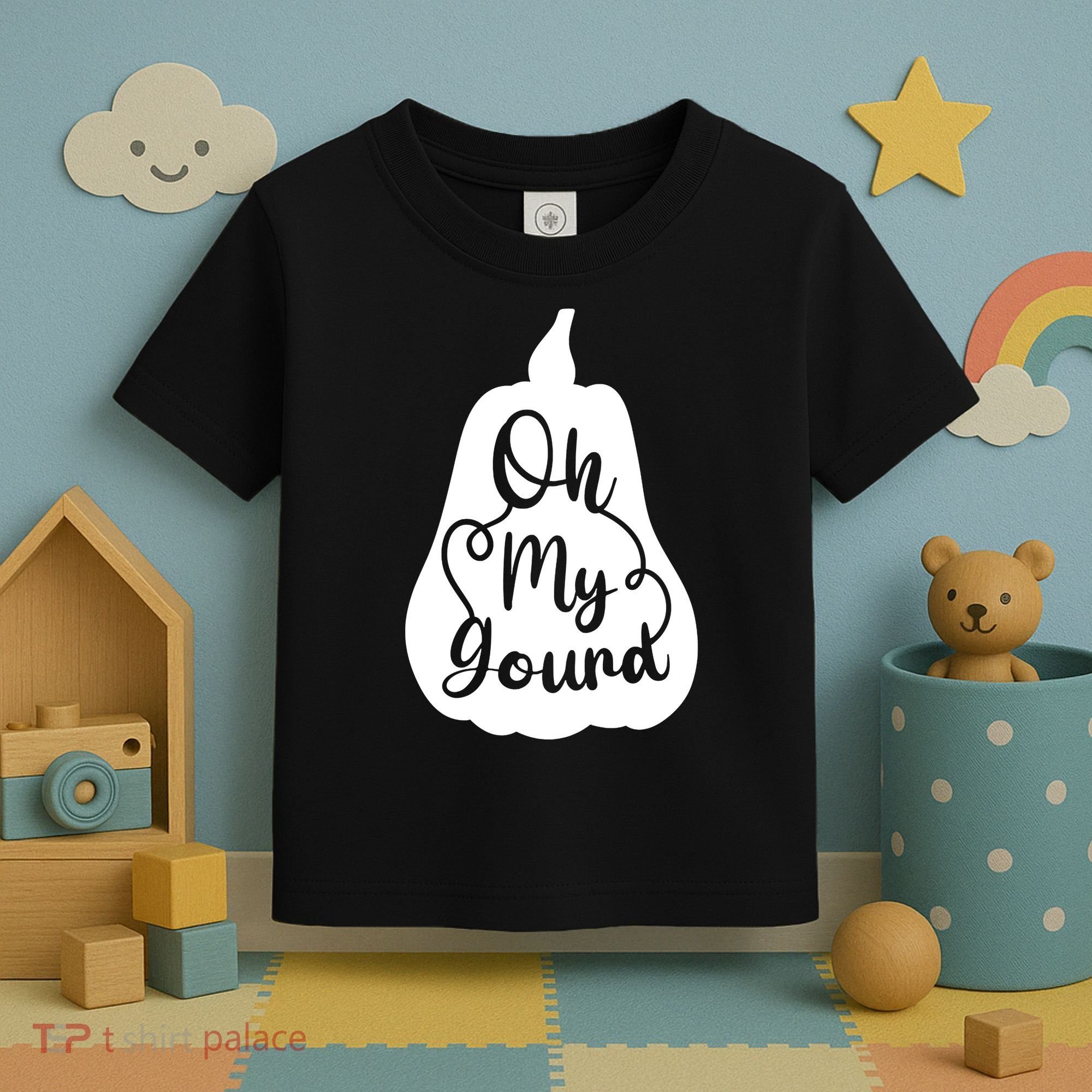 Fall Leaves Pumpkin Lovers Oh My Gourd I Love Fall Season Toddler T-Shirt