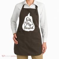 Fall Leaves Pumpkin Lovers Oh My Gourd I Love Fall Season Apron thumb 2