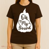 Fall Leaves Pumpkin Lovers Oh My Gourd I Love Fall Season T-Shirt thumb 4