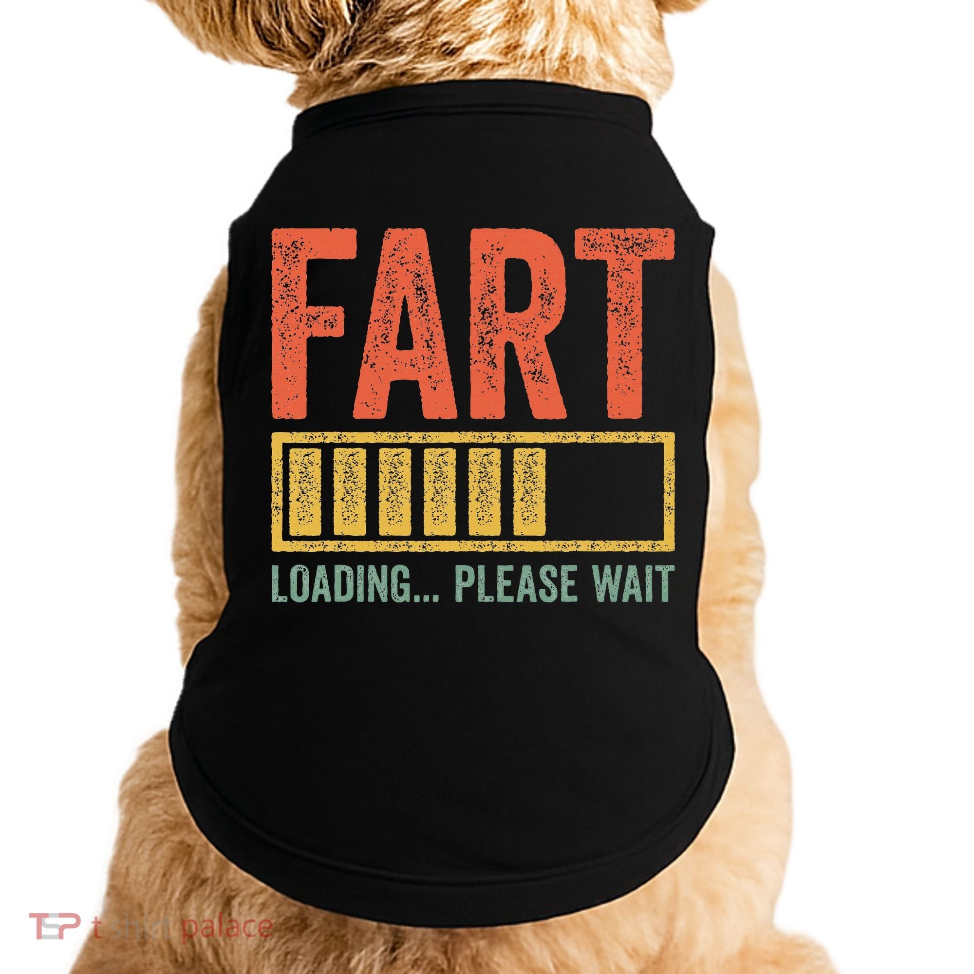 Fart Loading Please Wait Dad Joke Fathers Day Doggie Tank