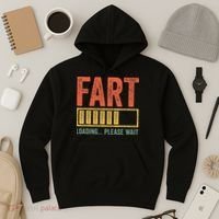 Fart Loading Please Wait Dad Joke Fathers Day Hoodie thumb 3