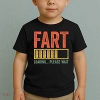 Fart Loading Please Wait Dad Joke Fathers Day Toddler T-Shirt thumb 2
