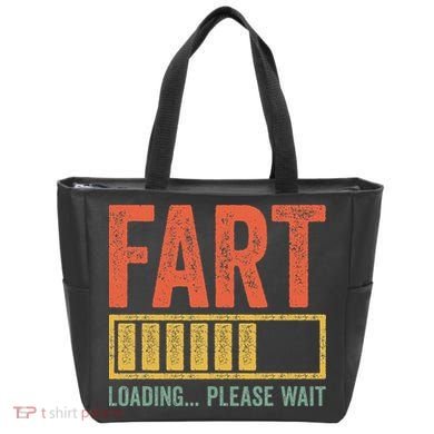 Fart Loading Please Wait Dad Joke Fathers Day Tote Bag