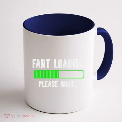 Fart Loading Please Wait Coffee Mug back