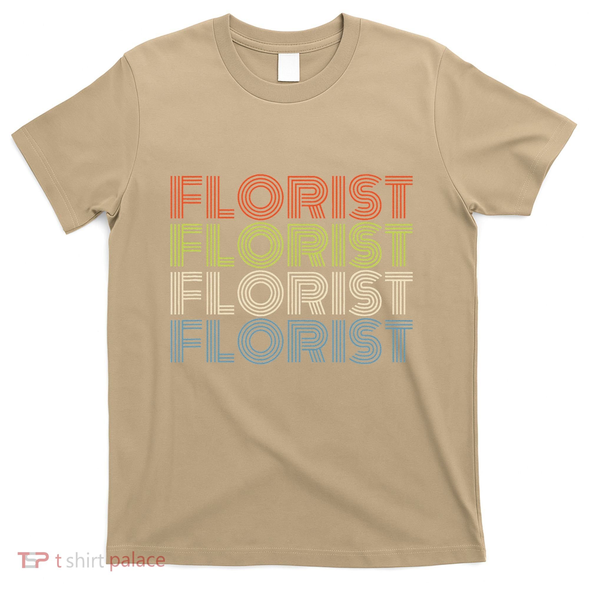 Flower Lover Retro Vintage Cool Florist T-Shirt