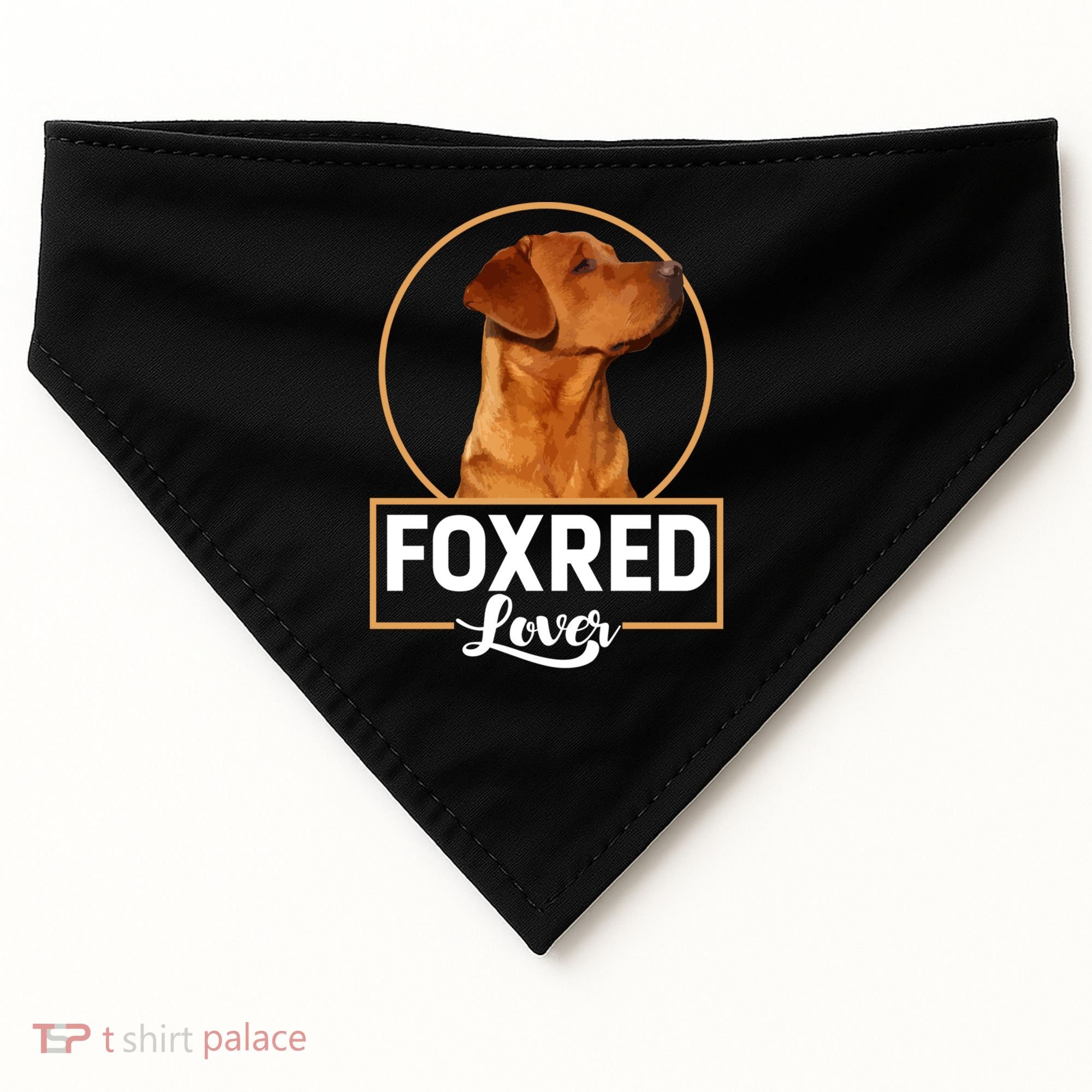 Foxred Lover Redfox Labrador Retriever Fox Red Gift USA-Made Doggie Bandana