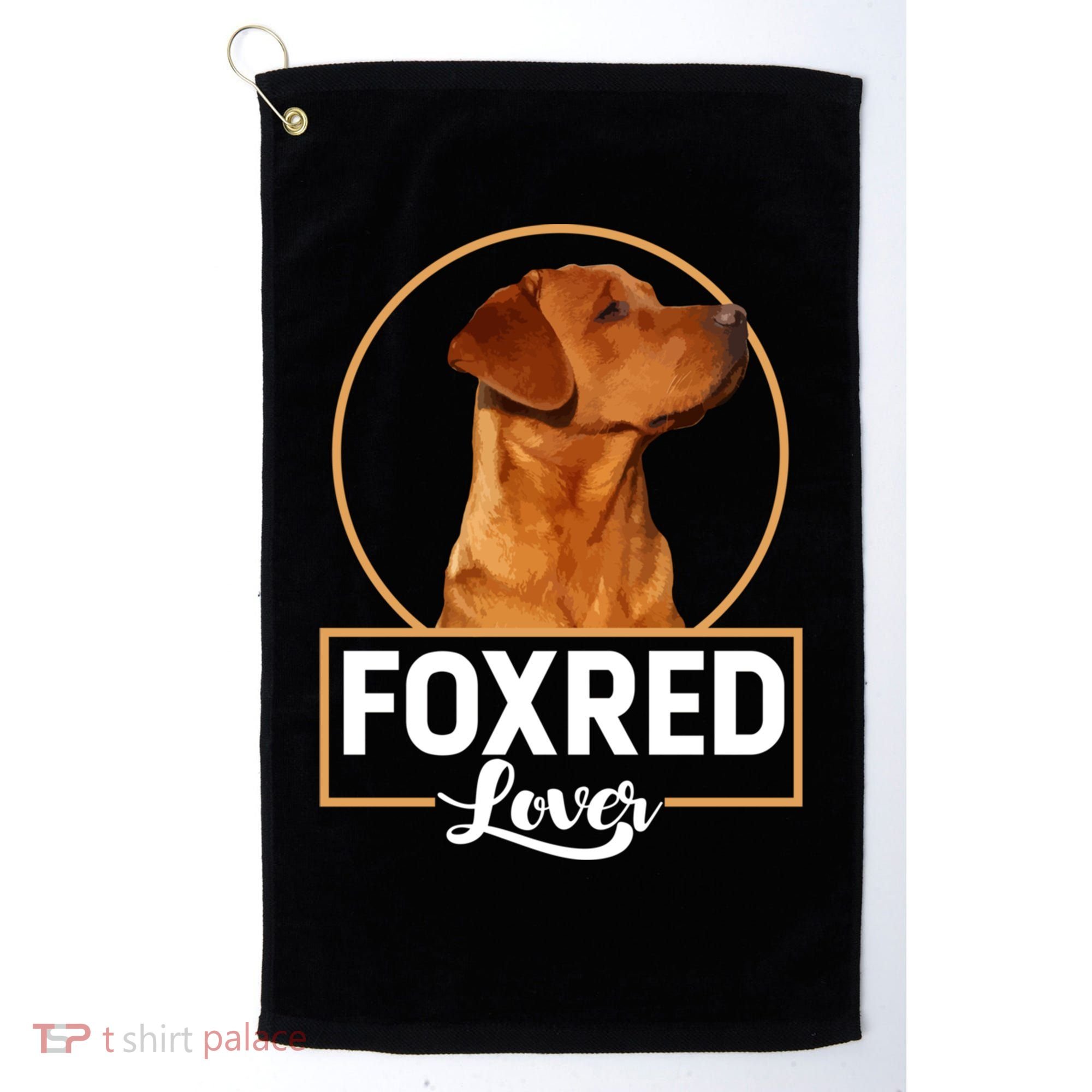 Foxred Lover Redfox Labrador Retriever Fox Red Gift Golf Towel