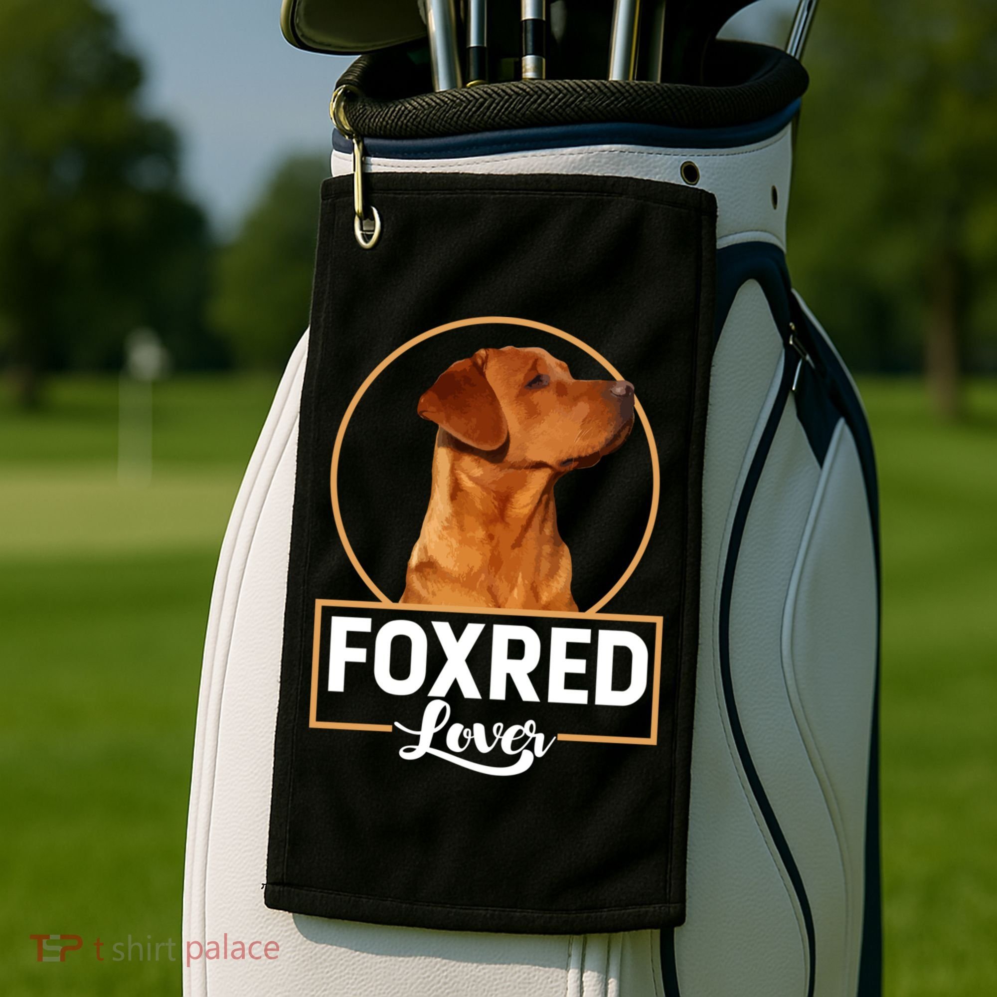 Foxred Lover Redfox Labrador Retriever Fox Red Gift Golf Towel