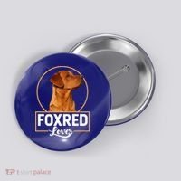 Foxred Lover Redfox Labrador Retriever Fox Red Gift Button thumb 0