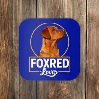 Foxred Lover Redfox Labrador Retriever Fox Red Gift Coaster thumb 0
