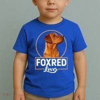 Foxred Lover Redfox Labrador Retriever Fox Red Gift Toddler T-Shirt thumb 2