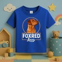 Foxred Lover Redfox Labrador Retriever Fox Red Gift Toddler T-Shirt thumb 3