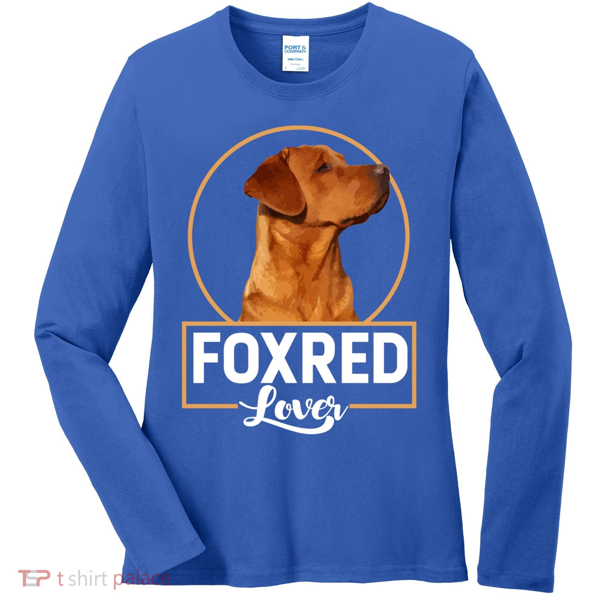 Foxred Lover Redfox Labrador Retriever Fox Red Gift Women's Long Sleeve Shirt
