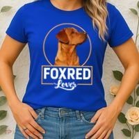 Foxred Lover Redfox Labrador Retriever Fox Red Gift Women's T-Shirt thumb 2