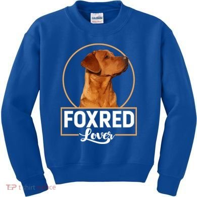 Foxred Lover Redfox Labrador Retriever Fox Red Gift Kids Sweatshirt
