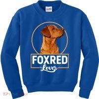 Foxred Lover Redfox Labrador Retriever Fox Red Gift Kids Sweatshirt thumb 0