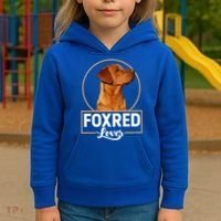 Foxred Lover Redfox Labrador Retriever Fox Red Gift Kids Hoodie thumb 3