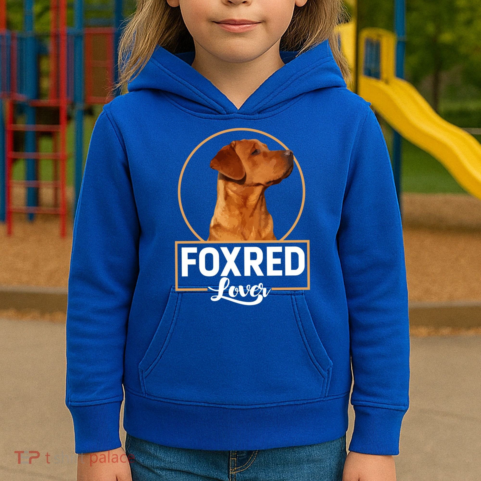 Foxred Lover Redfox Labrador Retriever Fox Red Gift Kids Hoodie