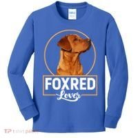 Foxred Lover Redfox Labrador Retriever Fox Red Gift Kids Long Sleeve Shirt thumb 0