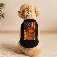 Foxred Labrador Retriever US Flag Fox Red Labrador Dog Lover Doggie Tank thumb 2
