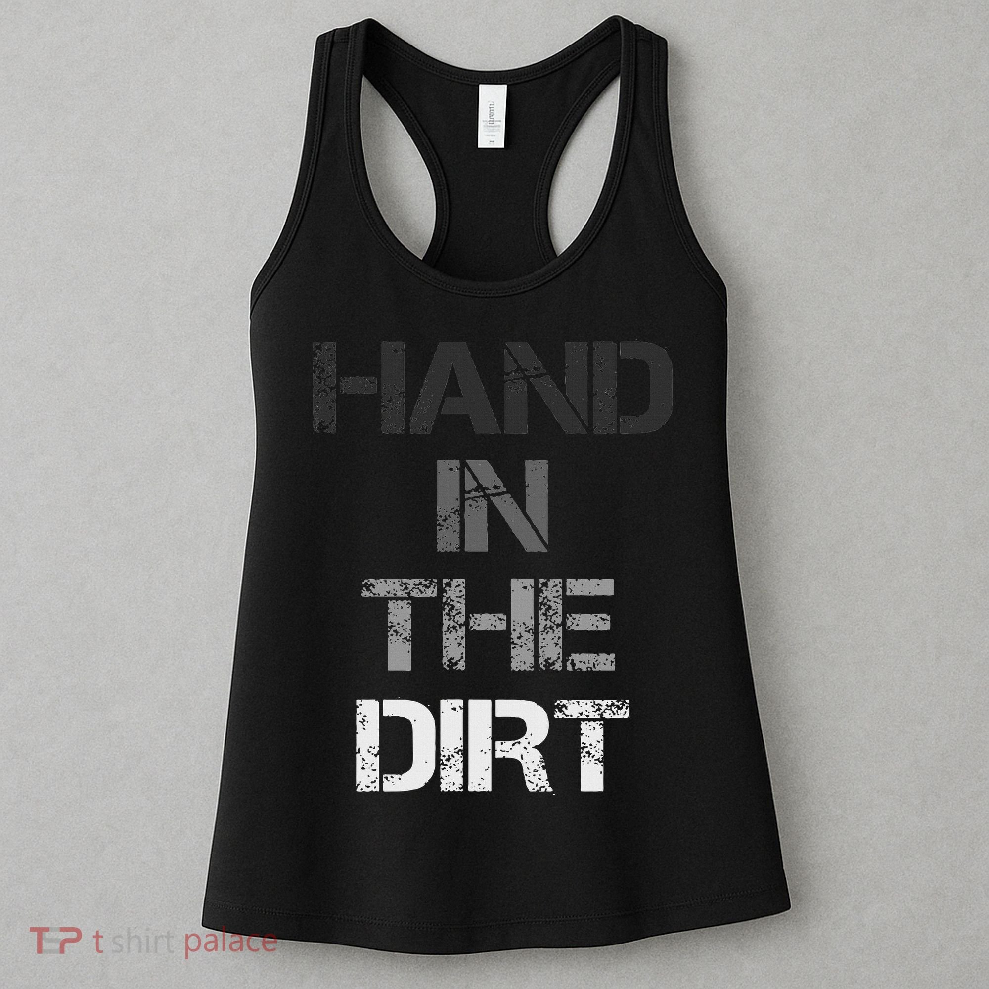 Football Lineman S For Gloves Hand In The Dirt S Women's Tank Top
