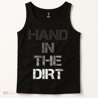 Football Lineman S For Gloves Hand In The Dirt S Tank Top thumb 2