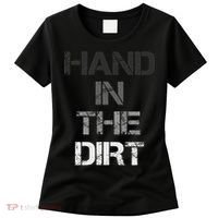 Football Lineman S For Gloves Hand In The Dirt S Women's T-Shirt thumb 0