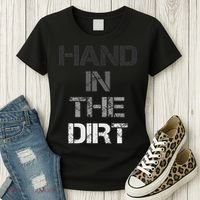 Football Lineman S For Gloves Hand In The Dirt S Women's T-Shirt thumb 3