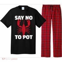Funny Lobster Say No To Pot Lobster Pajama Set thumb 0