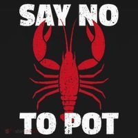 Funny Lobster Say No To Pot Lobster Mousepad thumb 1