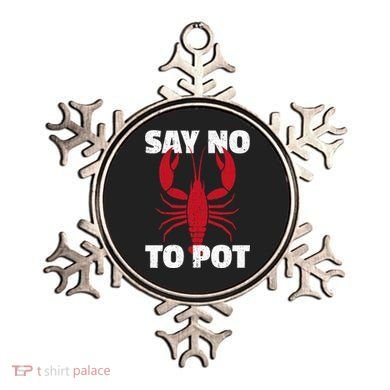 Funny Lobster Say No To Pot Lobster Ornament