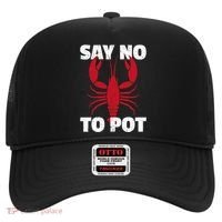 Funny Lobster Say No To Pot Lobster Hat thumb 0