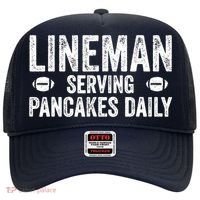 Football Lineman Serving Pancakes Daily Hat thumb 0