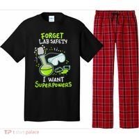 Forget Lab Safety I Want Superpowers Funny Science Chemistry Forget Lab S Pajama Set thumb 0