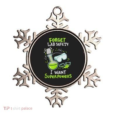 Forget Lab Safety I Want Superpowers Funny Science Chemistry Forget Lab S Ornament