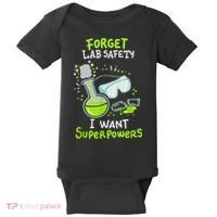 Forget Lab Safety I Want Superpowers Funny Science Chemistry Forget Lab S Baby Bodysuit thumb 0