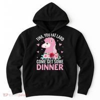Funny Llama Saying Tee Tina You Fat Lard Alpaca Gift Hoodie thumb 0