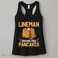 Football Lineman Serving Pancakes Daily Offensive Lineman Women's Tank Top thumb 3