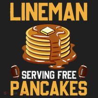 Football Lineman Serving Pancakes Daily Offensive Lineman Hat thumb 2