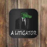 Funny Law School Graduation Gift Lawyer Attorney Tee Coaster thumb 0