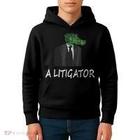 Funny Law School Graduation Gift Lawyer Attorney Tee Kids Hoodie thumb 4