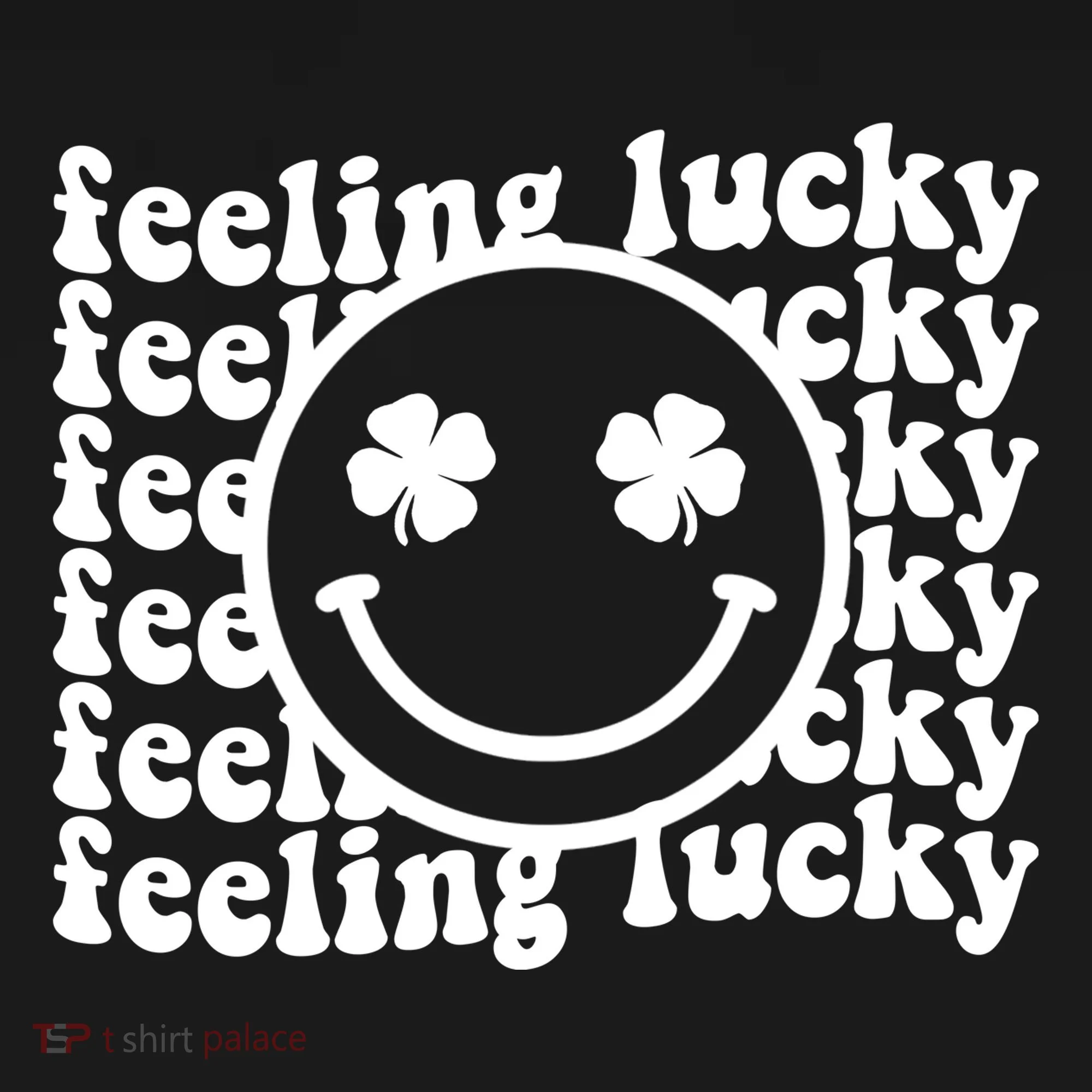 Feeling Lucky Smiley Irish Clover Doggie Tank