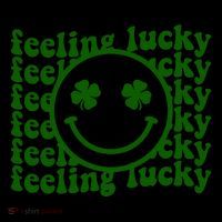 Feeling Lucky Smiley Irish Clover Coffee Mug thumb 5