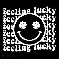 Feeling Lucky Smiley Irish Clover Women's Hoodie thumb 2