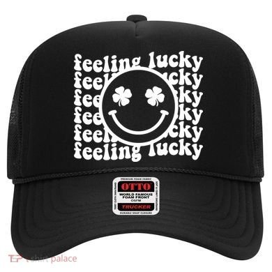 Feeling Lucky Smiley Irish Clover Hat